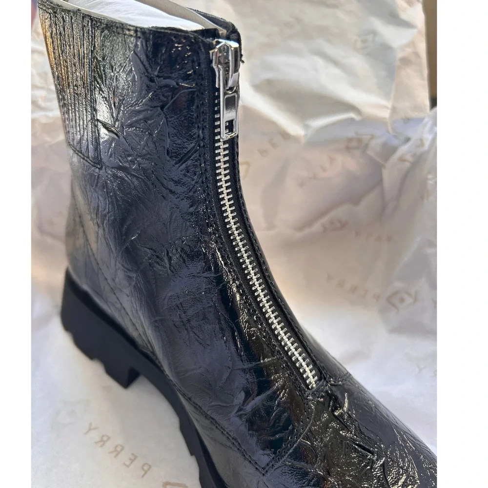 Katy Perry Women’s The Daarling Combat Boots Black Size 7.5 New in Box!